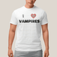 Camiseta Algodão Unissex T shirt Olivia Rodrigo I Love Vampires