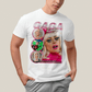 Camiseta Algodão Unissex T shirt- Lady Gaga Cantora Pink
