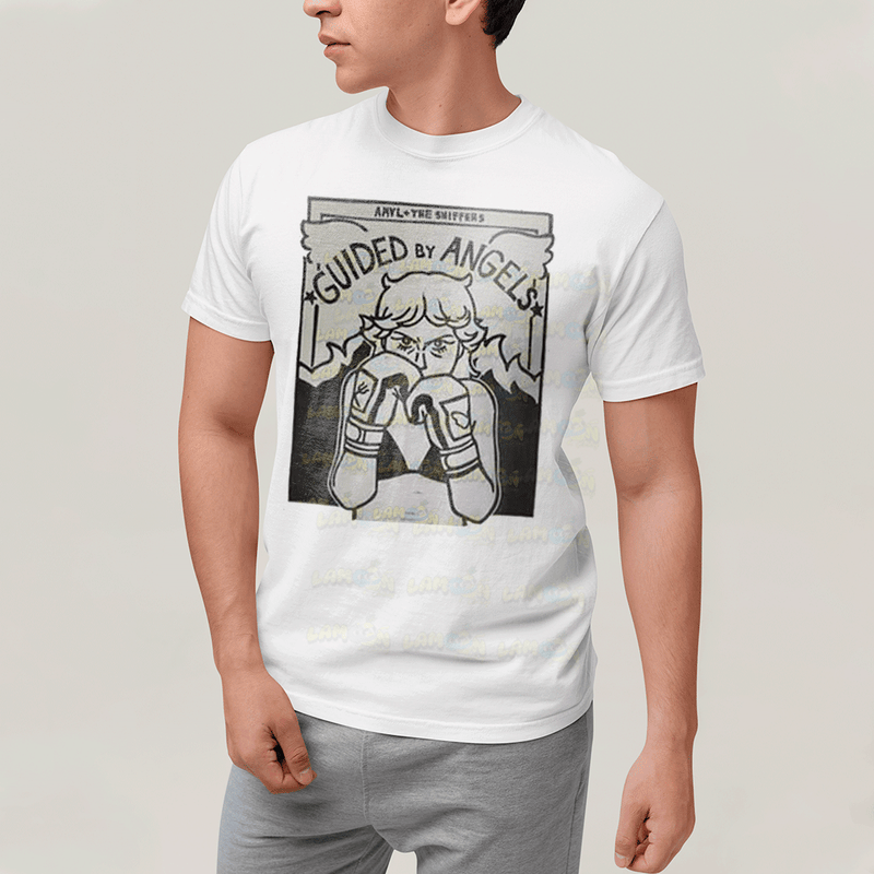 Camiseta Algodão Unissex T shirt- Amyl And The Sniffers Guided By Angels
