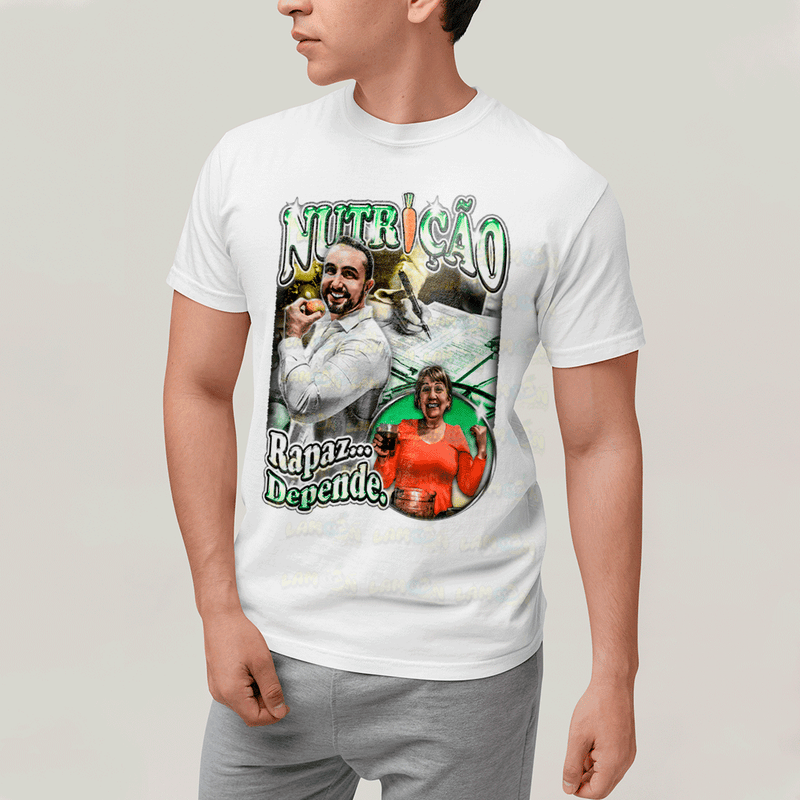 Camiseta Algodão Unissex T shirt- Nutrição Rodrigo Goes