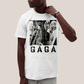 Camiseta Algodão Unissex T shirt- Lady Gaga Black White