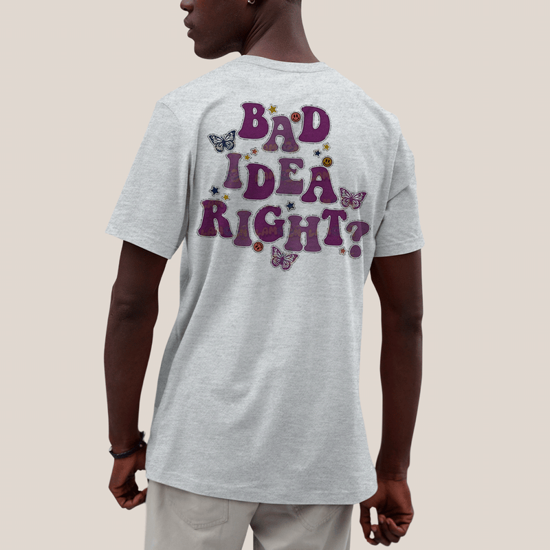 Camiseta Algodão Unissex T shirt Olivia Rodrigo Bad Idea Right FC