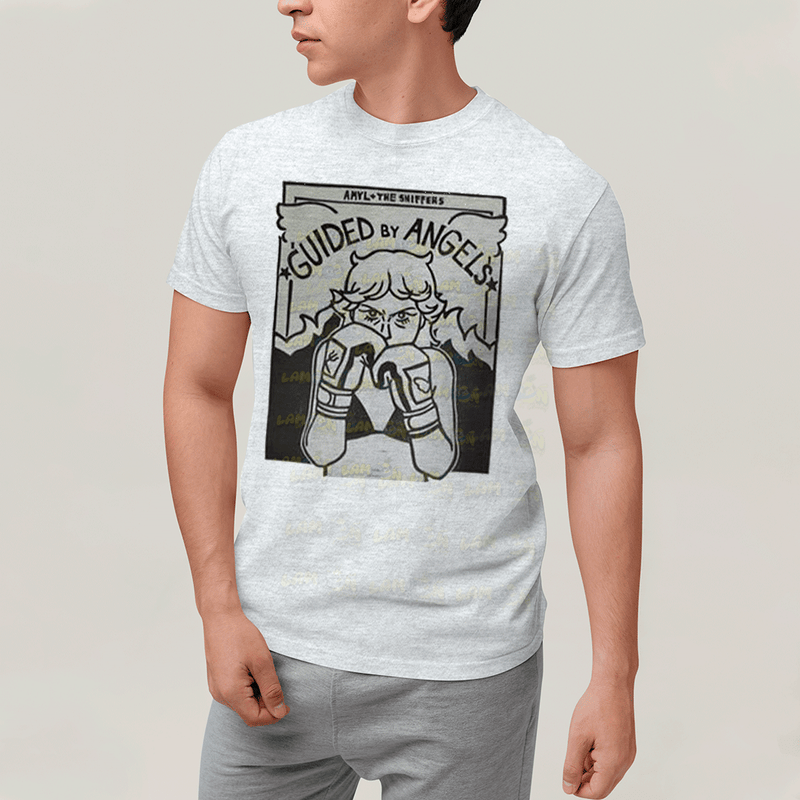 Camiseta Algodão Unissex T shirt- Amyl And The Sniffers Guided By Angels