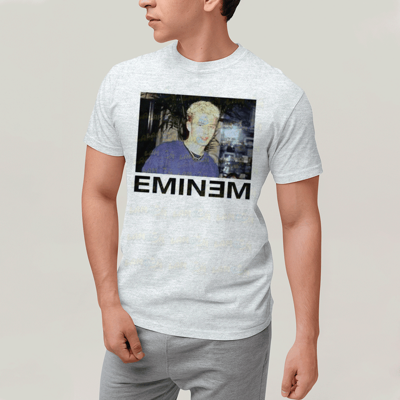 Camiseta Algodão Unissex T shirt- Justin Timberlake Eminem Meme-