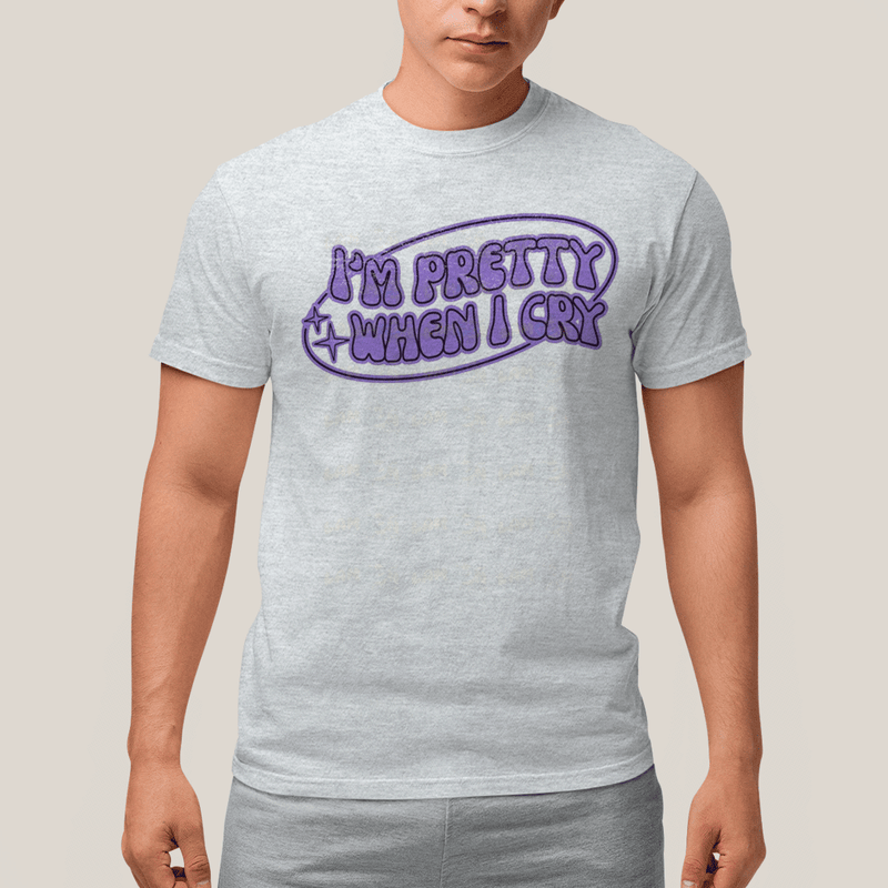 Camiseta Algodão Unissex T shirt Olivia Rodrigo I'm Pretty When I Cry