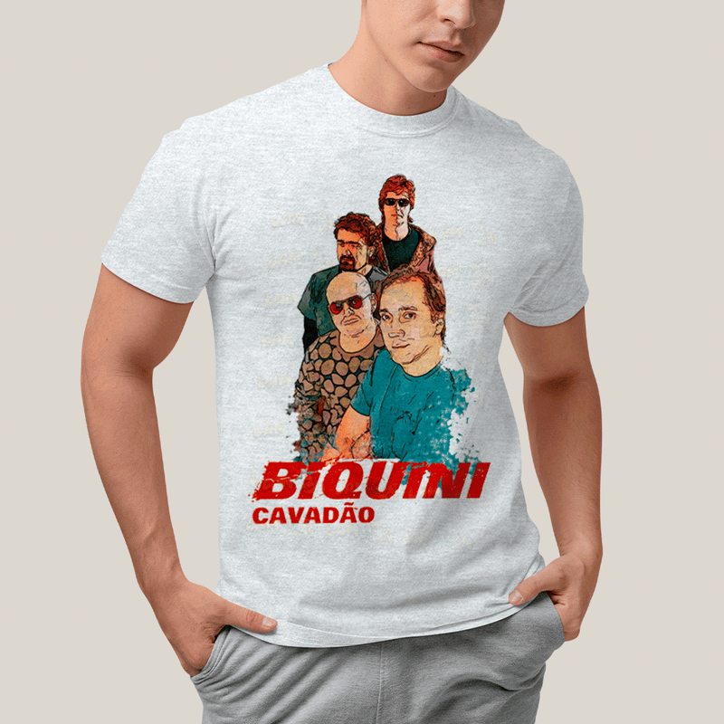 Camiseta Algodão Unissex T shirt-  Biquini Cavadão Banda