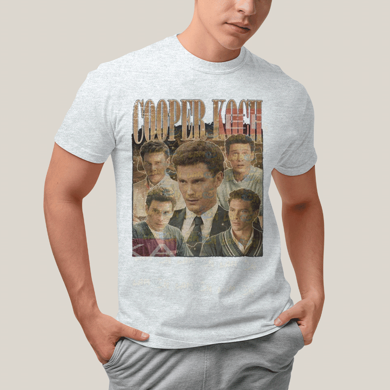 Camiseta Algodão Unissex T shirt- Cooper Koch Ator Amarelo