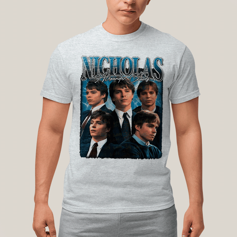 Camiseta Algodão Unissex T shirt- Nicholas Alexander Chavez Ator-