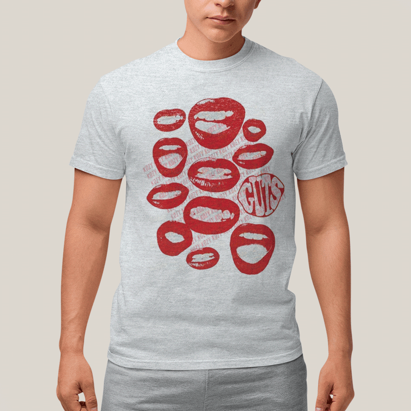 Camiseta Algodão Unissex T shirt Olivia Rodrigo Bocas Guts