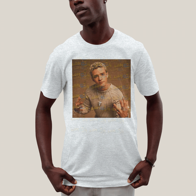 Camiseta Algodão Unissex T shirt- Justin Timberlake Jovem Nsync