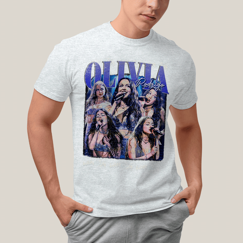 Camiseta Algodão Unissex T shirt Olivia Rodrigo Cantora 2