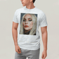 Camiseta Algodão Unissex T shirt- Lady Gaga Cantora Rosto
