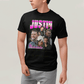 Camiseta Algodão Unissex T shirt-  Justin Timberlake Pink