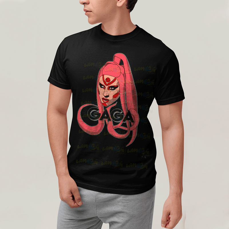 Camiseta Algodão Unissex T shirt- Lady Gaga Alienigena