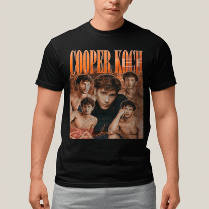 Camiseta Algodão Unissex T shirt- Cooper Koch Ator Laranja-