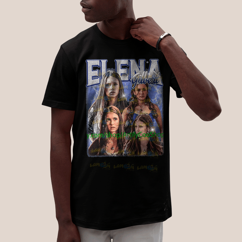Camiseta Algodão Unissex T shirt- Elena Gilbert Diario de Um Vampiro