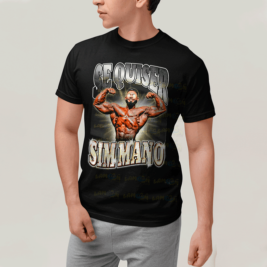 Camiseta Algodão Unissex T shirt- Ramon Dino Se Quiser Sim Mano