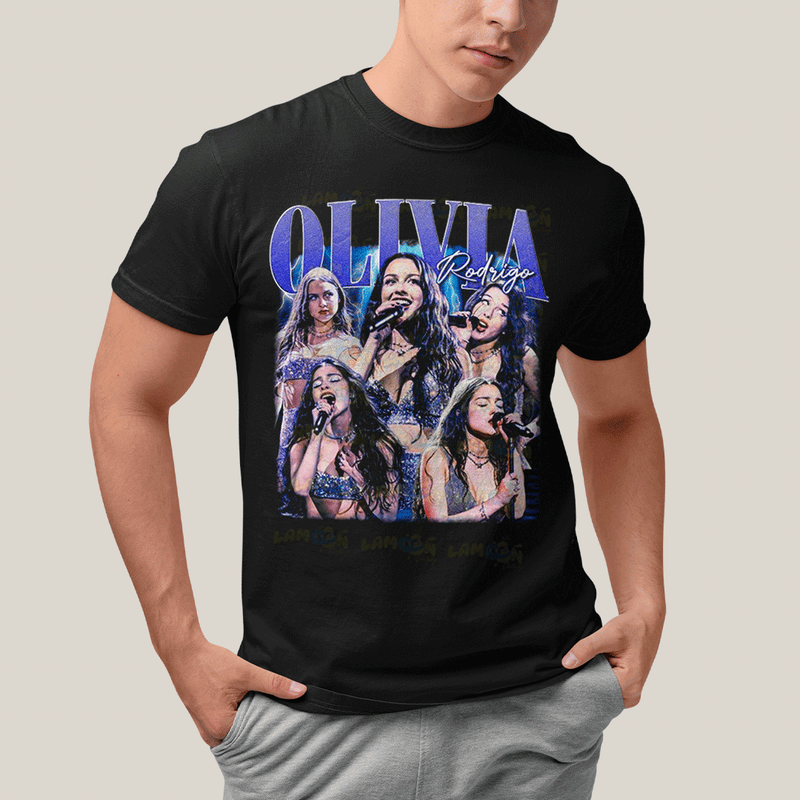Camiseta Algodão Unissex T shirt Olivia Rodrigo Cantora 2