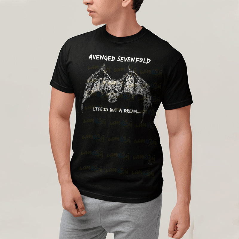 Camiseta Algodão Unissex T shirt- Avenged Sevenfold Life Is But a Dream