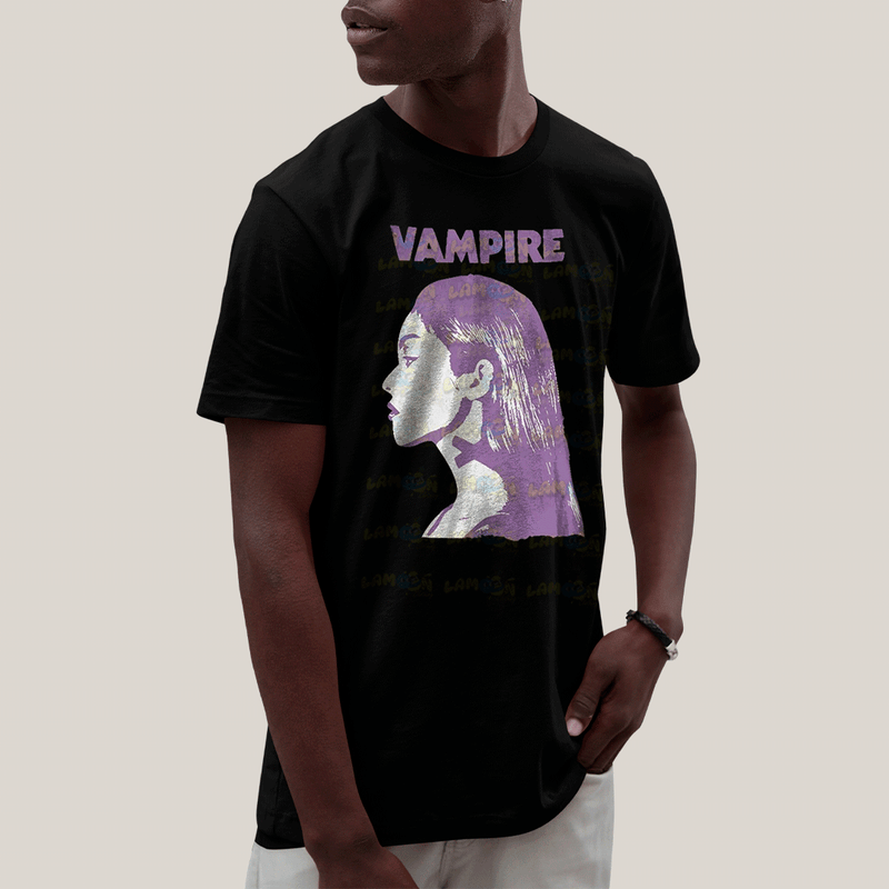 Camiseta Algodão Unissex T shirt Olivia Rodrigo Vampire