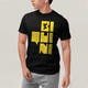 Camiseta Algodão Unissex T shirt- Biquini Cavadão Amarelo