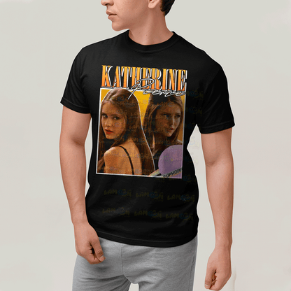 Camiseta Algodão Unissex T shirt- Katherine Pierce Amarelo-