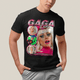 Camiseta Algodão Unissex T shirt- Lady Gaga Cantora Pink