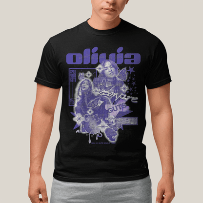 Camiseta Algodão Unissex T shirt Olivia Rodrigo Vampire Guts