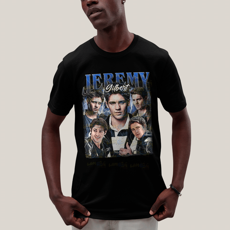 Camiseta Algodão Unissex T shirt- Jeremy Gilbert Diario de Um Vampiro