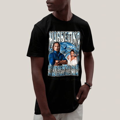 Camiseta Algodão Unissex T shirt-  Marketing Virginia Thiago Finch Felca-