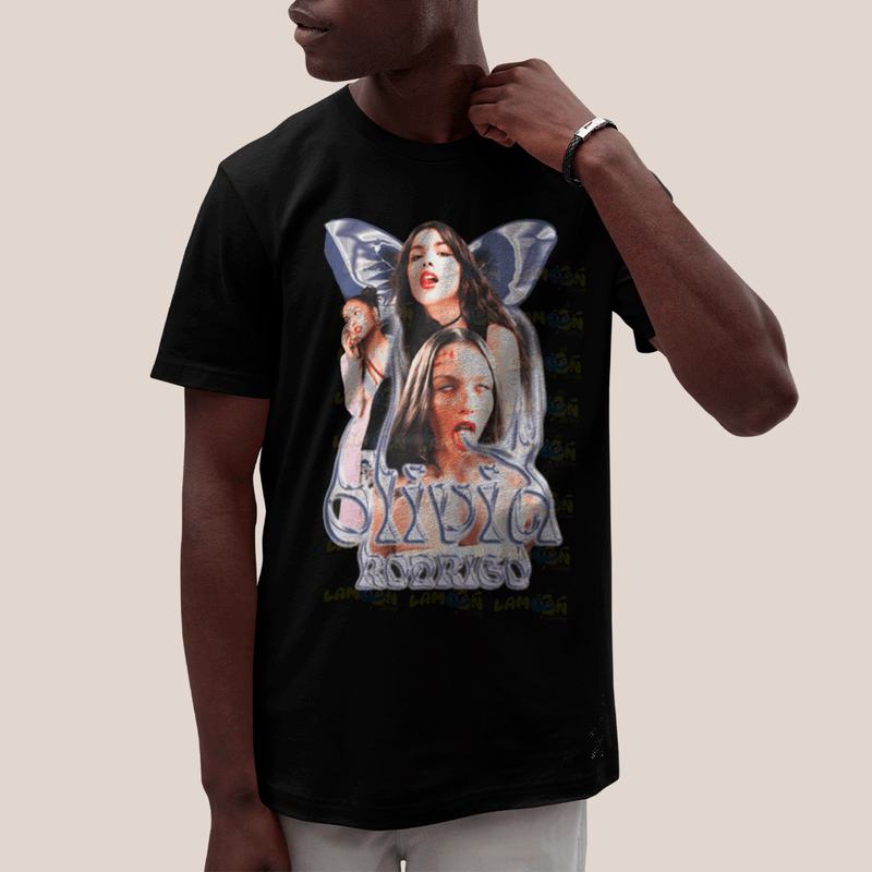 Camiseta Algodão Unissex T shirt Olivia Rodrigo Angel