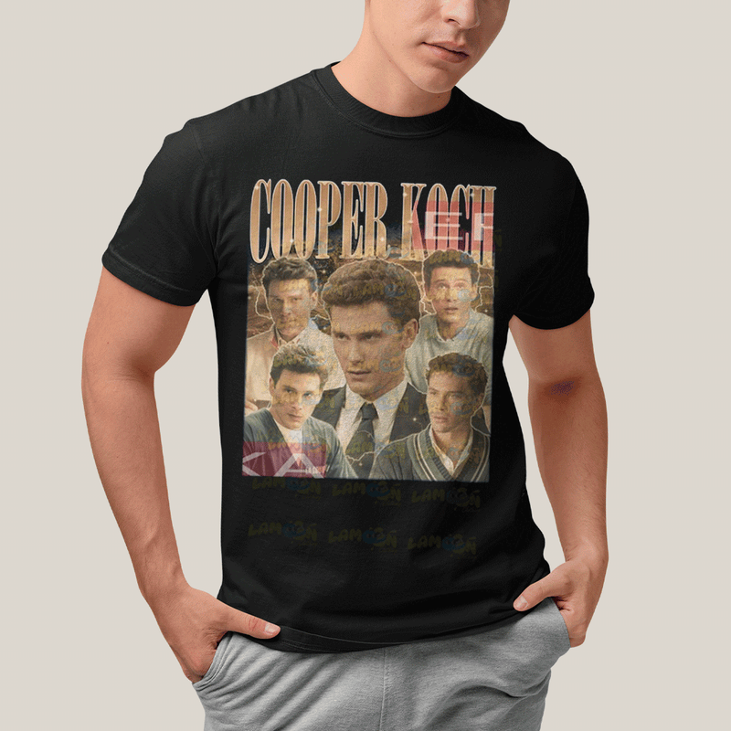 Camiseta Algodão Unissex T shirt- Cooper Koch Ator Amarelo