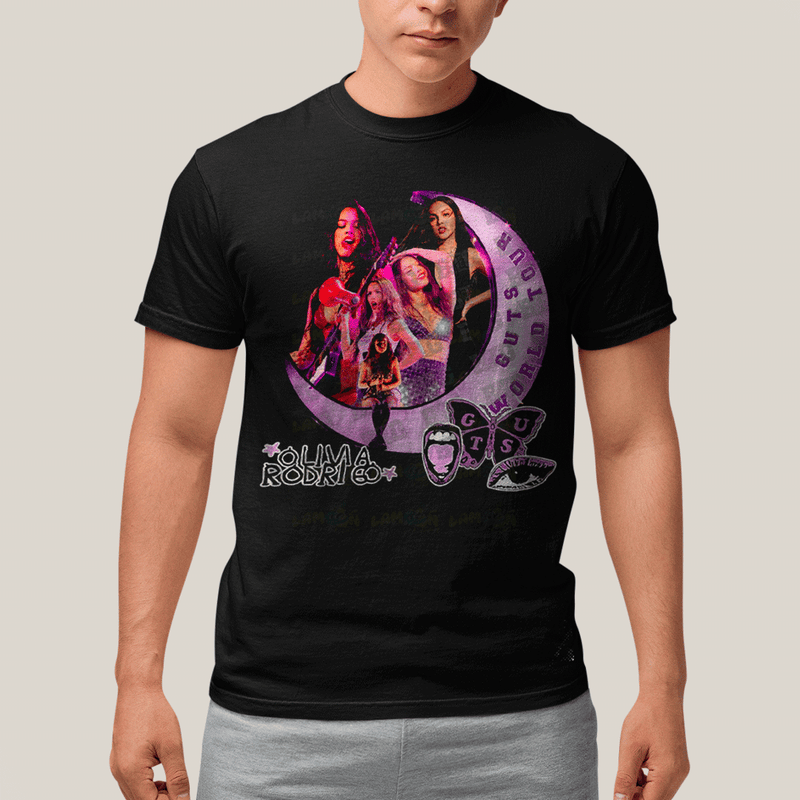 Camiseta Algodão Unissex T shirt Olivia Rodrigo Lua