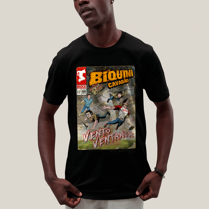 Camiseta Algodão Unissex T shirt- Biquini Cavadão Vento Ventania HQ