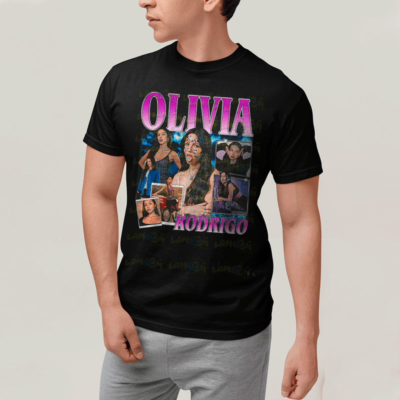 Camiseta Algodão Unissex T shirt Olivia Rodrigo Cantora 1