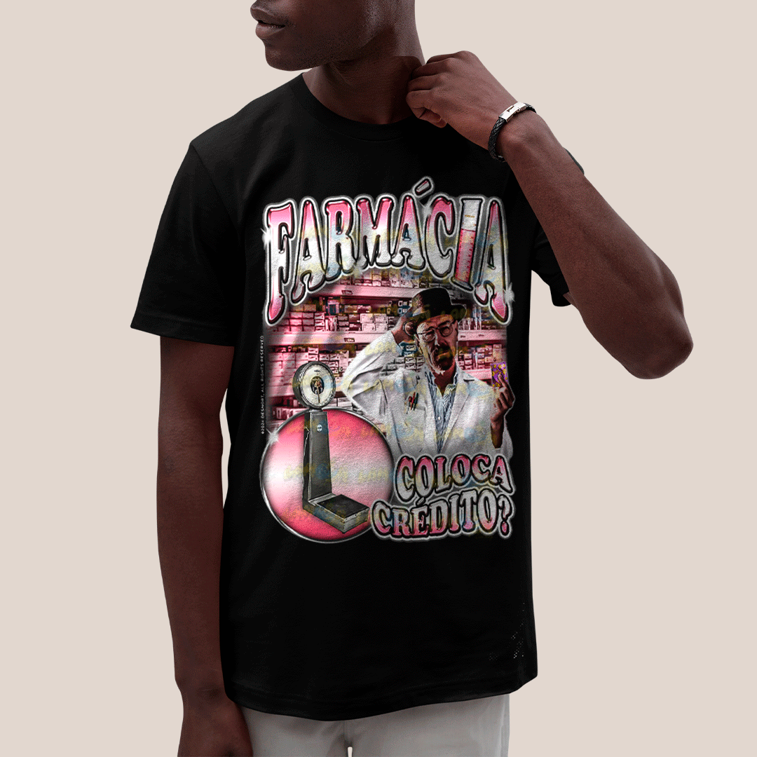 Camiseta Algodão Unissex T shirt-  Farmácia Walter White Breaking Bad