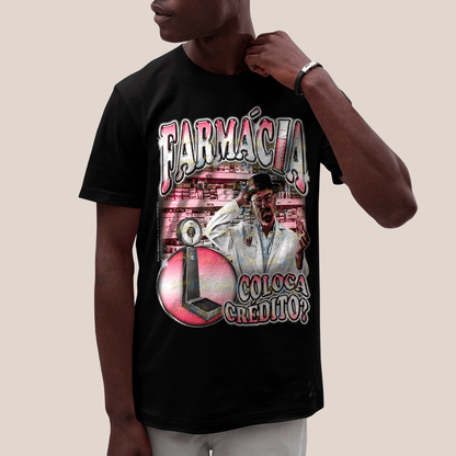 Camiseta Algodão Unissex T shirt-  Farmácia Walter White Breaking Bad