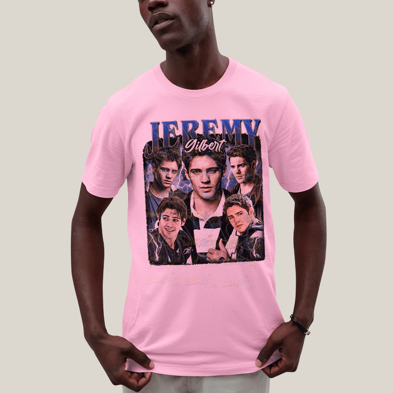 Camiseta Algodão Unissex T shirt- Jeremy Gilbert Diario de Um Vampiro