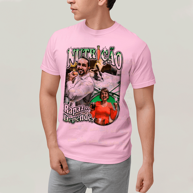 Camiseta Algodão Unissex T shirt- Nutrição Rodrigo Goes