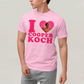 Camiseta Algodão Unissex T shirt- I Love Cooper Koch-