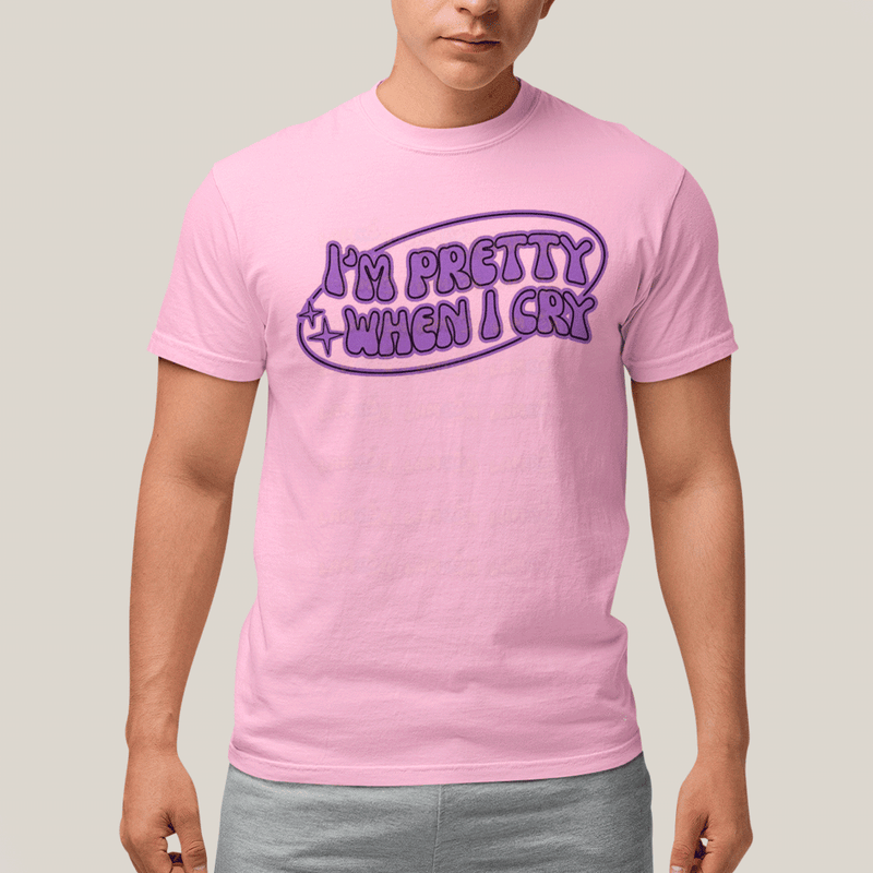 Camiseta Algodão Unissex T shirt Olivia Rodrigo I'm Pretty When I Cry