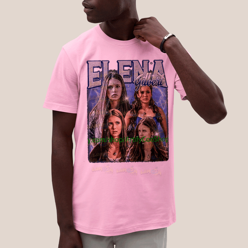 Camiseta Algodão Unissex T shirt- Elena Gilbert Diario de Um Vampiro
