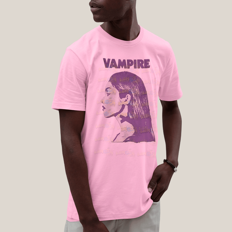 Camiseta Algodão Unissex T shirt Olivia Rodrigo Vampire