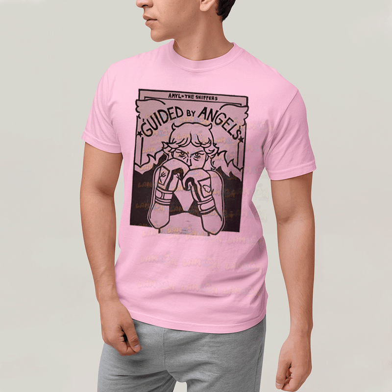 Camiseta Algodão Unissex T shirt- Amyl And The Sniffers Guided By Angels