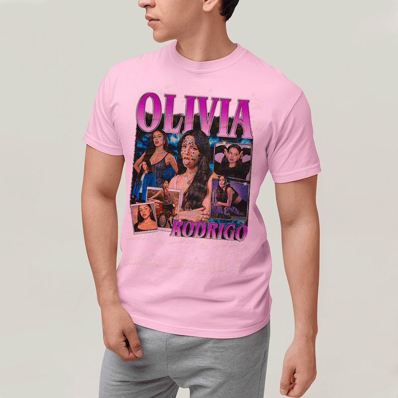 Camiseta Algodão Unissex T shirt Olivia Rodrigo Cantora 1