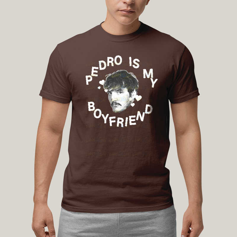 Camiseta Algodão Unissex T shirt Pedro Pascal Is My Boy Friend Quarteto Fantástico