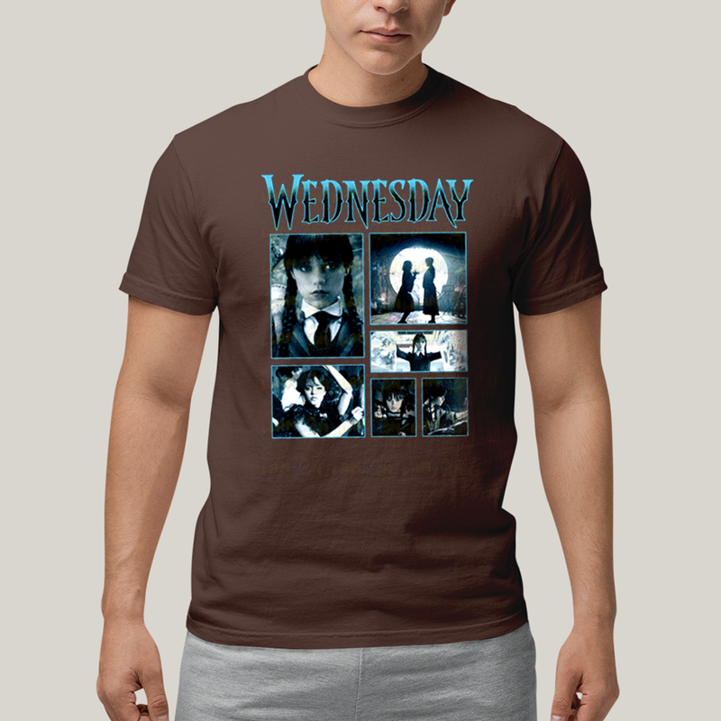 Camiseta Algodão Unissex T shirt Wandinha Wednesday 1