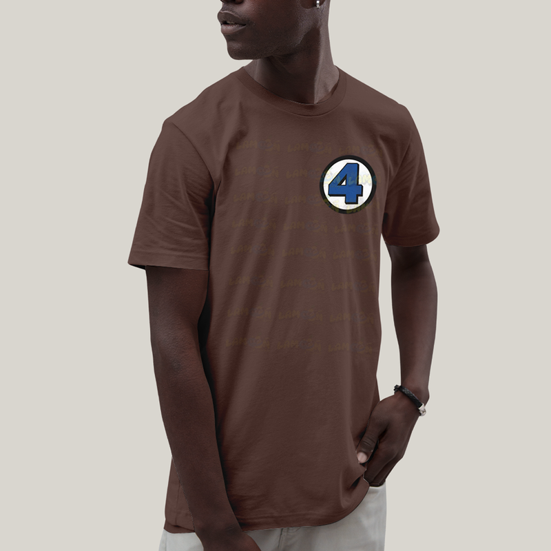 Camiseta Algodão Unissex T shirt Quarteto Fantástico Logo Clássica