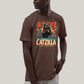 Camiseta Algodão Unissex T shirt Gato Catzilla Godzilla Meme