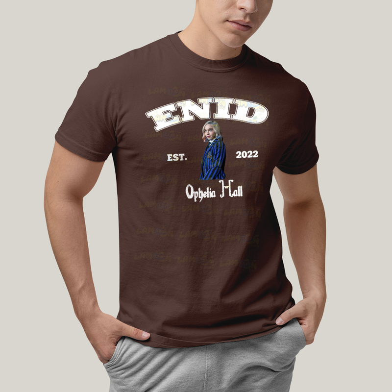 Camiseta Algodão Unissex T shirt Wandinha Enid Est 2022